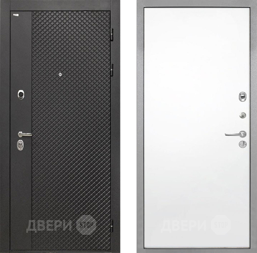 Дверь Интекрон (INTECRON) Олимпия Black 4К Гладкая Силк Сноу в Раменском