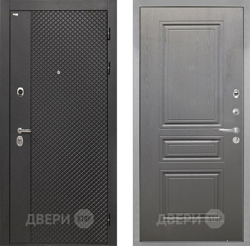 Дверь Интекрон (INTECRON) Олимпия Black 4К ФЛ-243 Графит вуд дуб в Раменском