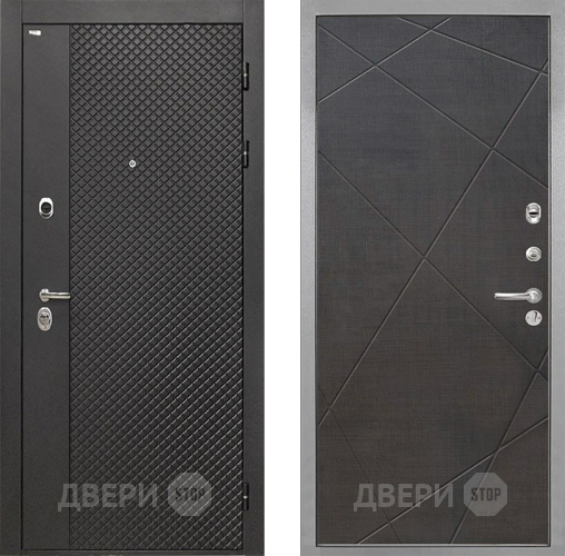 Входная металлическая Дверь Интекрон (INTECRON) Олимпия Black 4К Лучи-М Венге распил кофе в Раменском