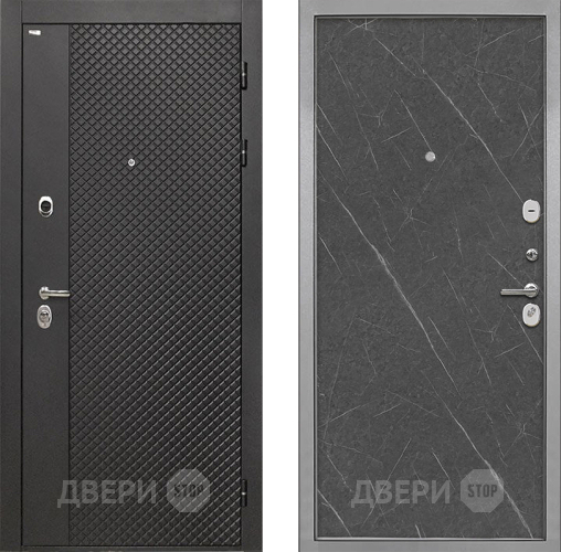 Дверь Интекрон (INTECRON) Олимпия Black 4К Гладкая Гранит лава оникс в Раменском