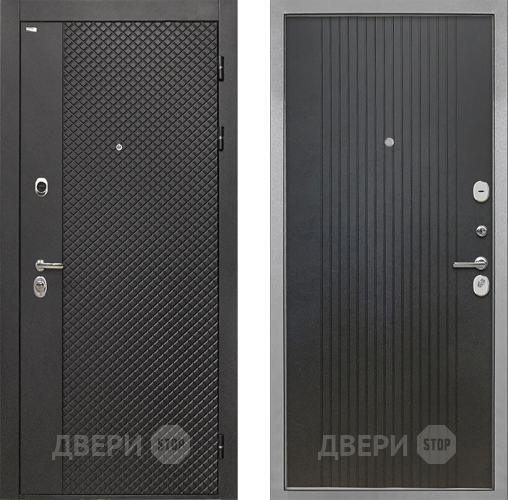 Дверь Интекрон (INTECRON) Олимпия Black 4К ФЛ-295 Лофт черный в Раменском