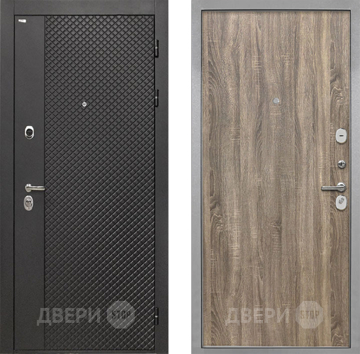 Дверь Интекрон (INTECRON) Олимпия Black 4К Гладкая Дуб турин в Раменском