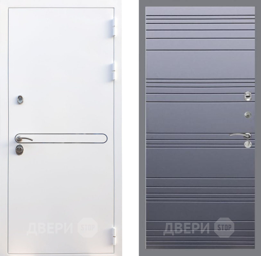Дверь Рекс (REX) 27 Line Силк титан в Раменском