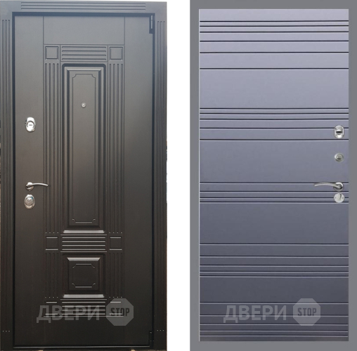 Дверь Рекс (REX) 9 Line Силк титан в Раменском