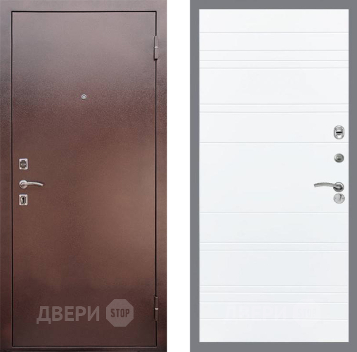 Дверь Рекс (REX) 1 Line Силк Сноу в Раменском