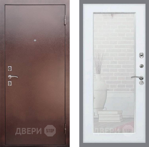 Дверь Рекс (REX) 1 Зеркало Пастораль Силк Сноу в Раменском