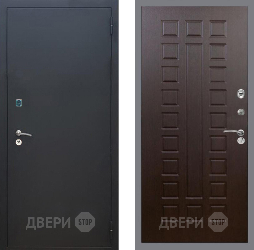 Дверь Рекс (REX) 1A Черный Муар FL-183 Венге в Раменском