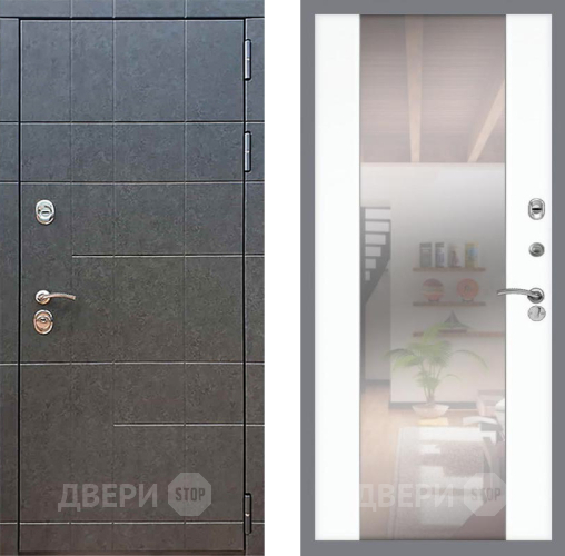 Дверь Рекс (REX) 21 СБ-16 Зеркало Силк Сноу в Раменском