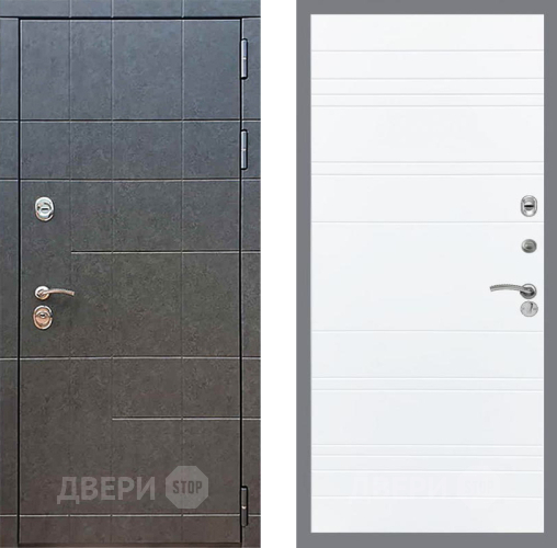 Дверь Рекс (REX) 21 Line Силк Сноу в Раменском