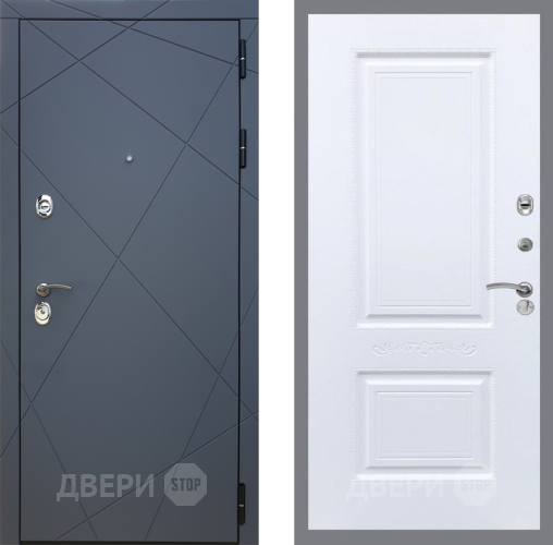 Дверь Рекс (REX) 13 Силк Титан Смальта Силк Сноу в Раменском