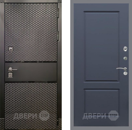 Дверь Рекс (REX) 15 Черный Кварц FL-117 Силк титан в Раменском