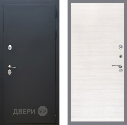 Входная металлическая Дверь Рекс (REX) 5 Черный Муар GL Акация в Раменском