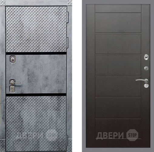 Дверь Рекс (REX) 15 Бетон Темный Сити Венге в Раменском