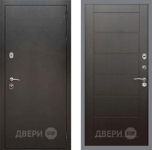 Дверь Рекс (REX) 5 Серебро Антик Сити Венге в Раменском
