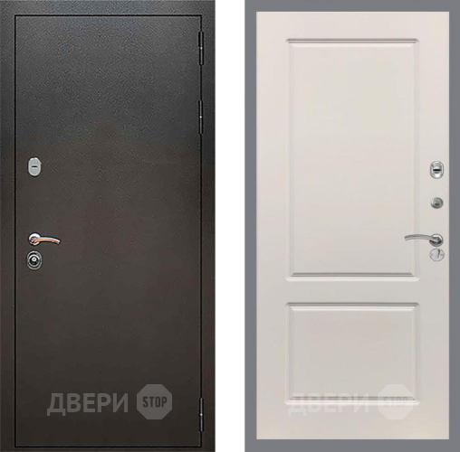 Входная металлическая Дверь Рекс (REX) 5 Серебро Антик FL-117 Шампань в Раменском