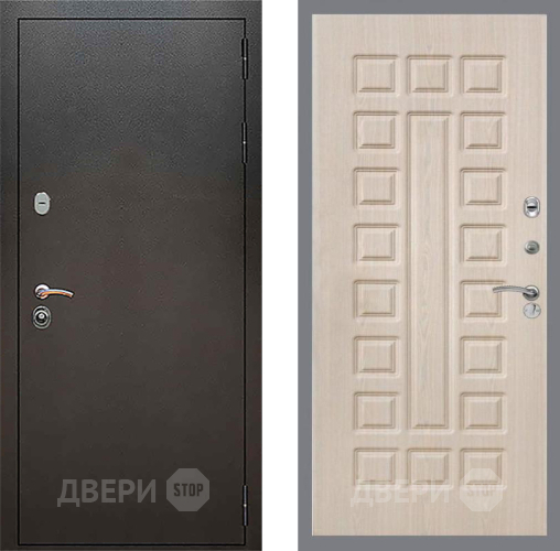 Дверь Рекс (REX) 5 Серебро Антик FL-183 Беленый дуб в Раменском