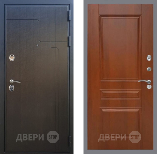 Входная металлическая Дверь Рекс (REX) Премиум-246 FL-243 Итальянский орех в Раменском