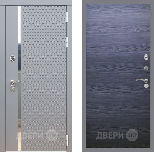 Дверь Рекс (REX) 24 GL Дуб тангенальный черный в Раменском