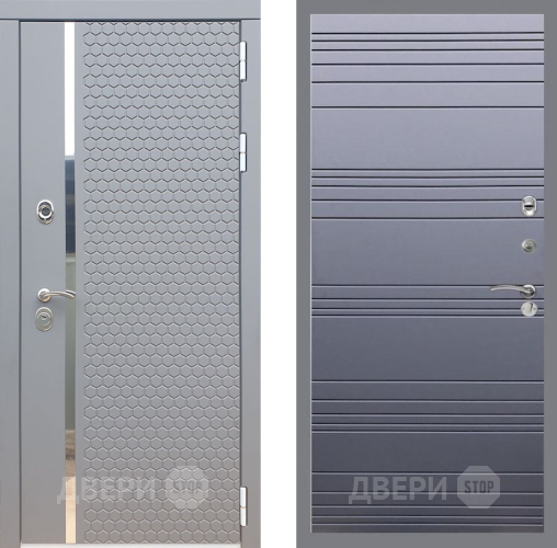 Дверь Рекс (REX) 24 Line Силк титан в Раменском