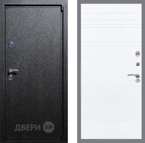 Дверь Рекс (REX) 3 Line Силк Сноу в Раменском