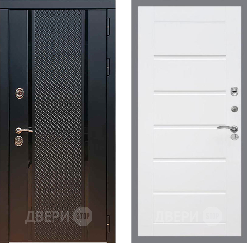 Входная металлическая Дверь Рекс (REX) 25 Сити Белый ясень в Раменском