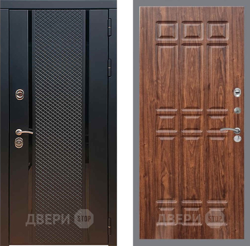 Дверь Рекс (REX) 25 FL-33 орех тисненый в Раменском
