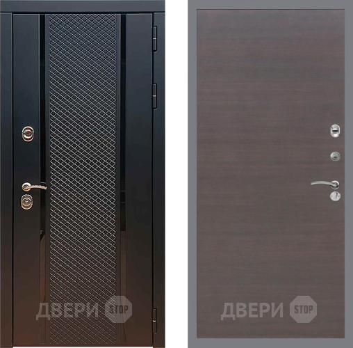 Входная металлическая Дверь Рекс (REX) 25 GL венге поперечный в Раменском