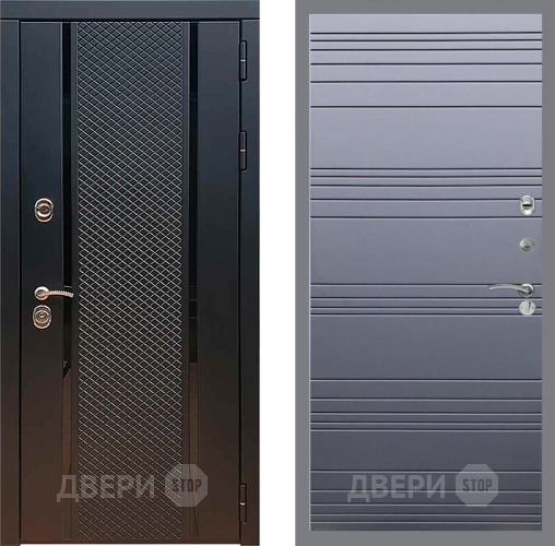 Входная металлическая Дверь Рекс (REX) 25 Line Силк титан в Раменском