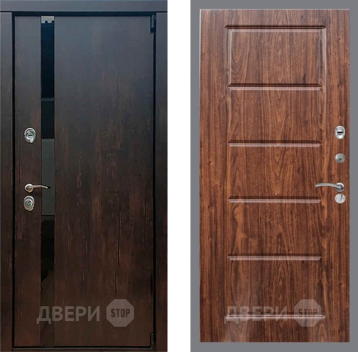Дверь Рекс (REX) 26 FL-39 орех тисненый в Раменском