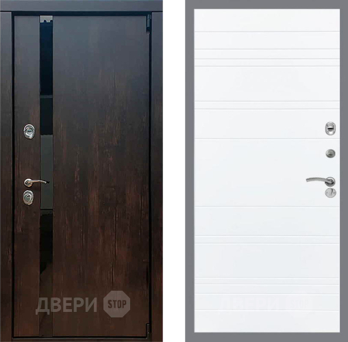 Дверь Рекс (REX) 26 Line Силк Сноу в Раменском