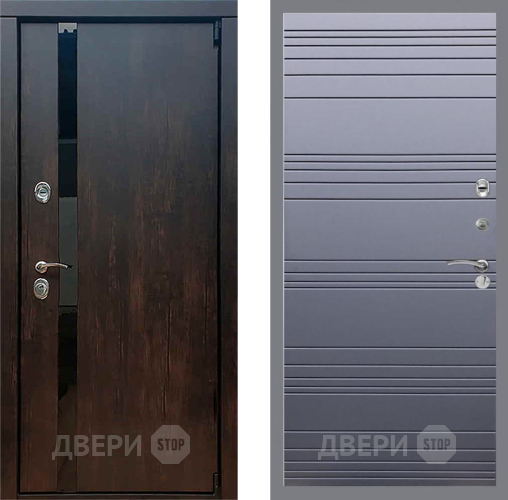 Дверь Рекс (REX) 26 Line Силк титан в Раменском