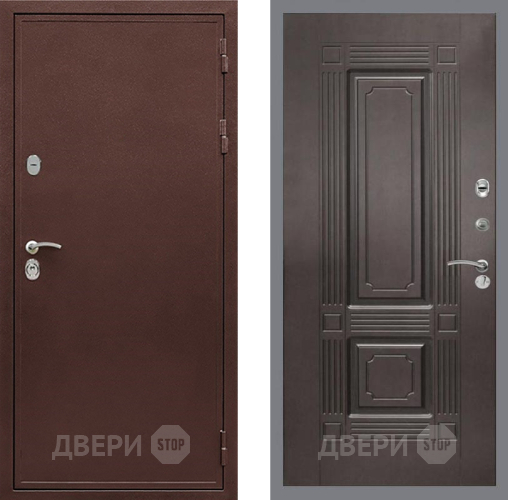 Дверь Рекс (REX) 5 металл 3 мм FL-2 Венге в Раменском