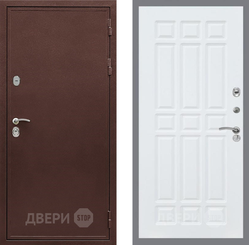 Дверь Рекс (REX) 5 металл 3 мм FL-33 Силк Сноу в Раменском