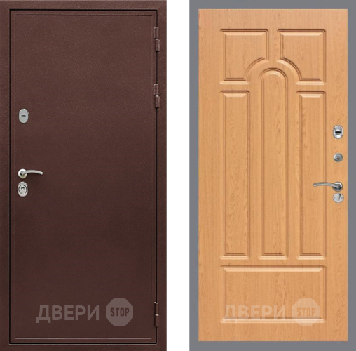 Входная металлическая Дверь Рекс (REX) 5 металл 3 мм FL-58 Дуб в Раменском