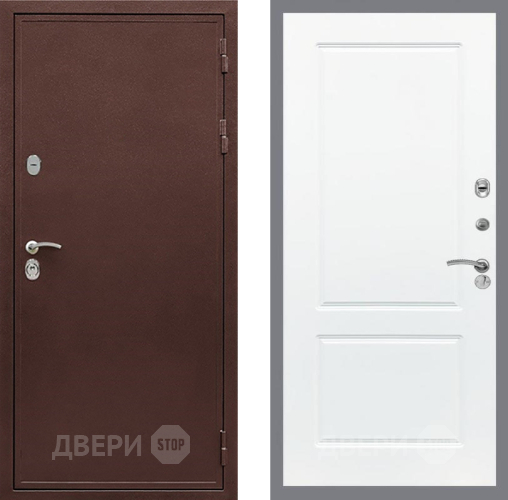 Дверь Рекс (REX) 5 металл 3 мм FL-117 Силк Сноу в Раменском